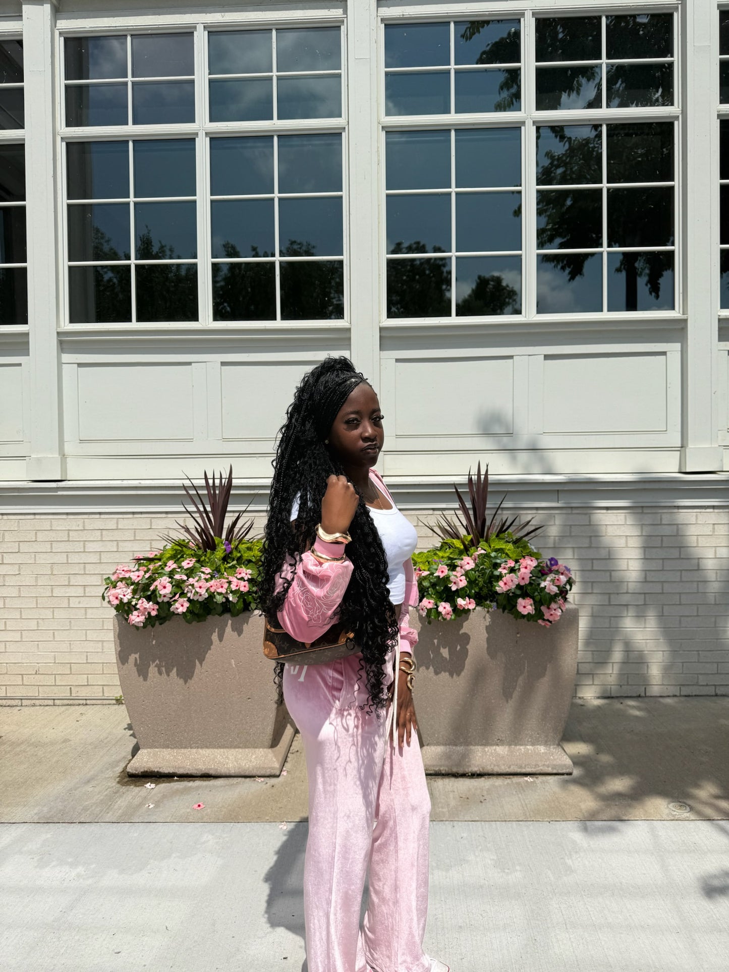 Cherry Blossom Tracksuit Pants